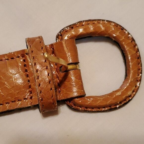 COMECO genuine snakeskin belt size 37 - Picture 5 of 7